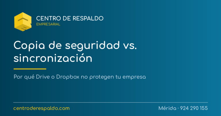 Copia de seguridad vs sincronizacion en la nube
